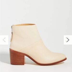 Nisolo Dari Heeled Boots in Bone size 9